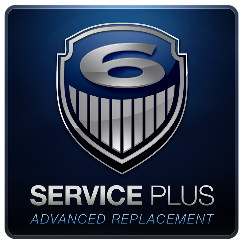 Service Plus Advanced Replacement badge